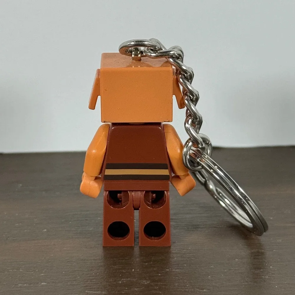 LEGO Minecraft Piglin Minifigure Keychain 854244 Video Game Key Ring Collectible